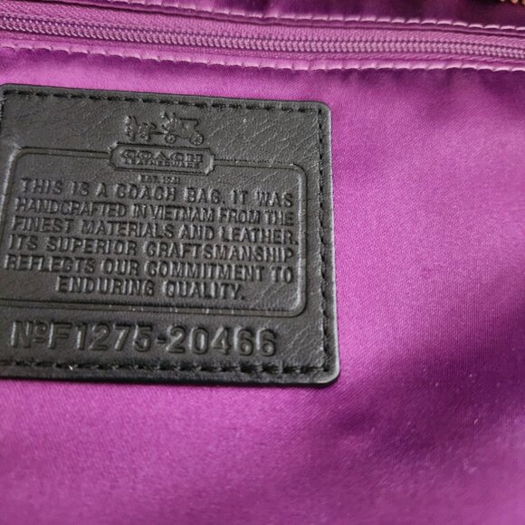 Euc Coach Madison Black Leather Y2k Shoulder Bag Tote - Picture 14 of 14